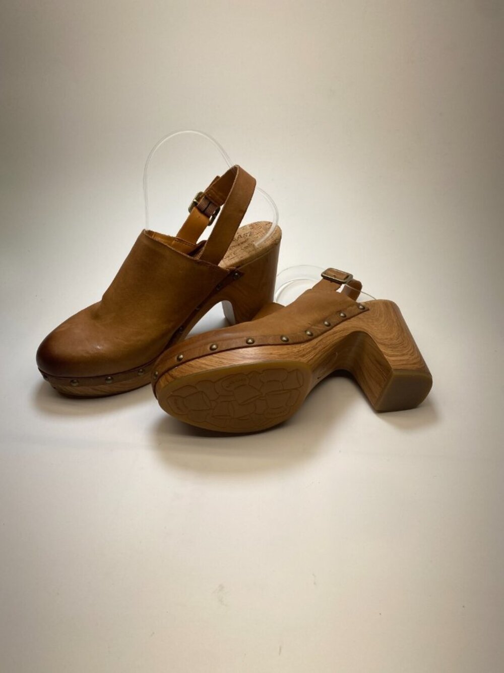 Kork-Ease Womens Brown Cork Leather Heel Sz 11m - Picture 9 of 9